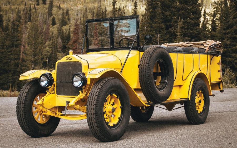 White Model 15-45 Yellowstone Park Tour Bus by Bender '1925